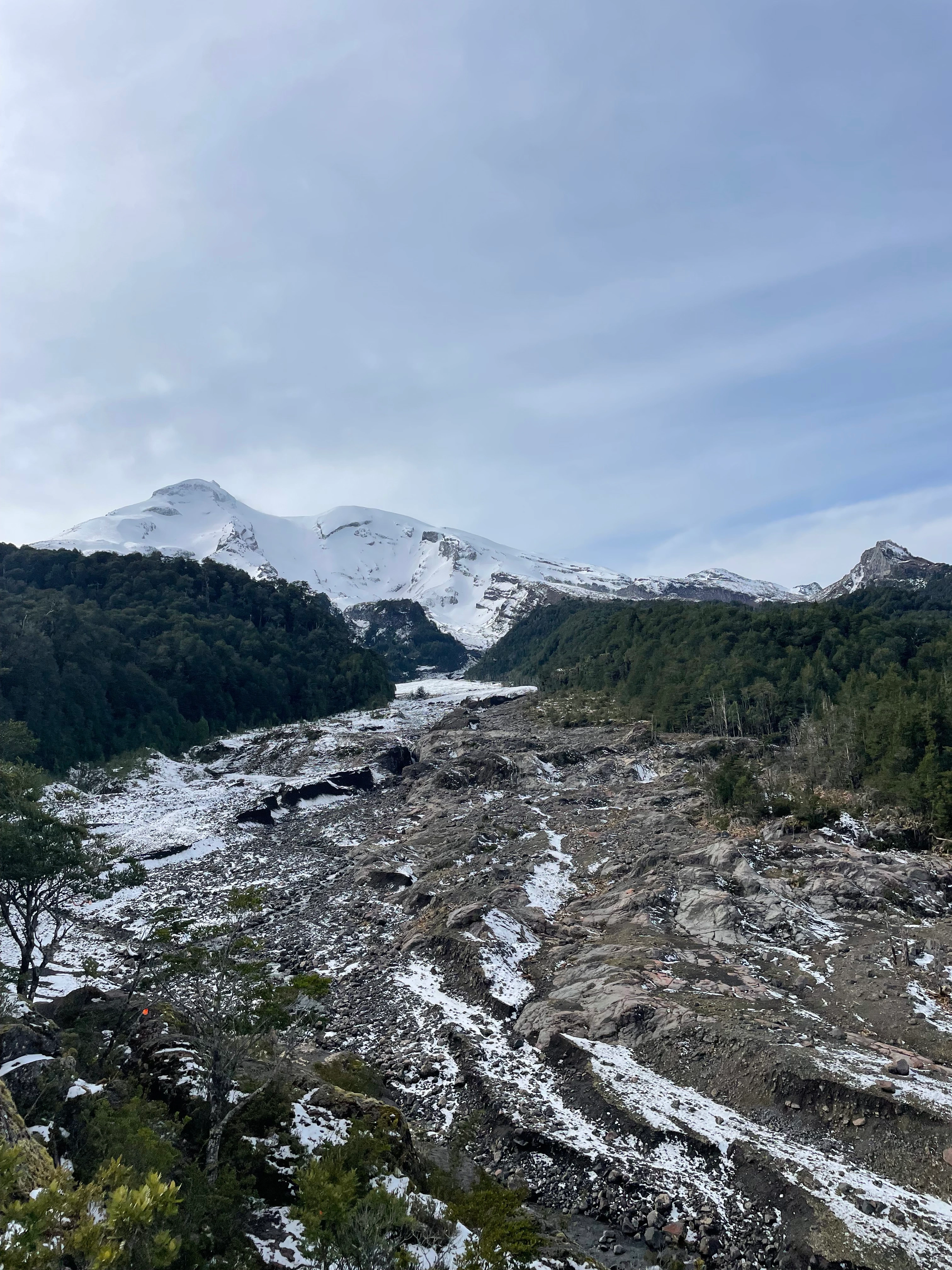 Salto El Blanco cascada 40 metros faldas volcán Calbuco Reserva Llanquihue